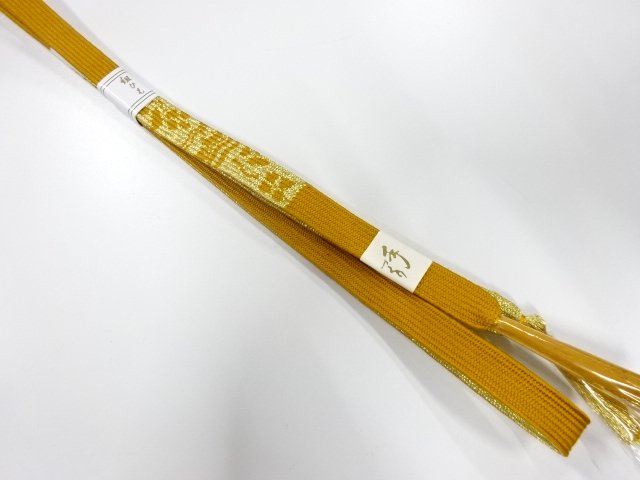 JAPANESE KIMONO / UNUSED KOREI HAND-TIED OBIJIME